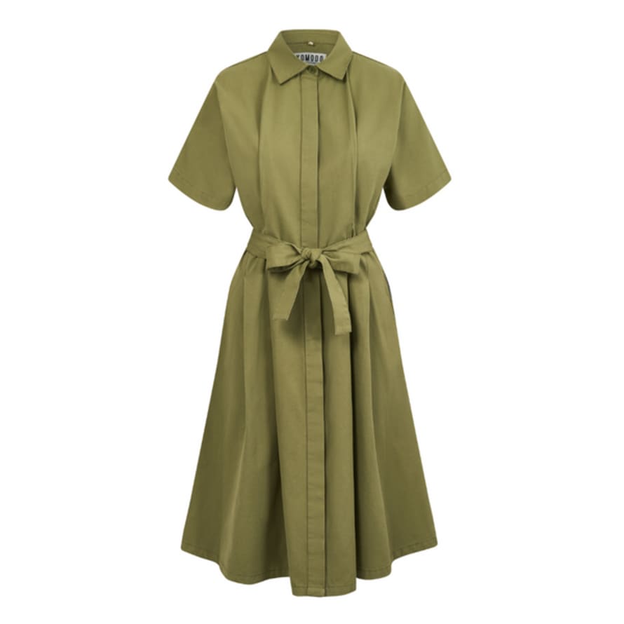 Komodo Ashes Dress - Khaki Green