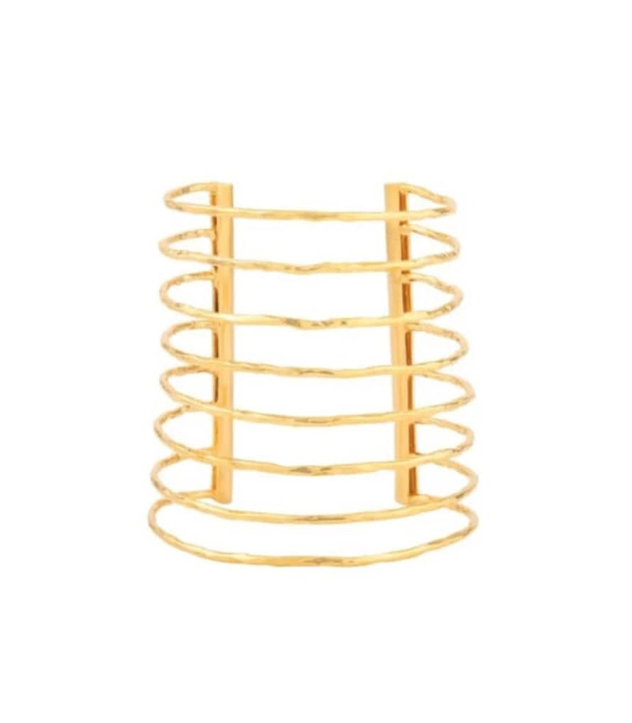 Gem Bazaar Gold Cuff Bracelet