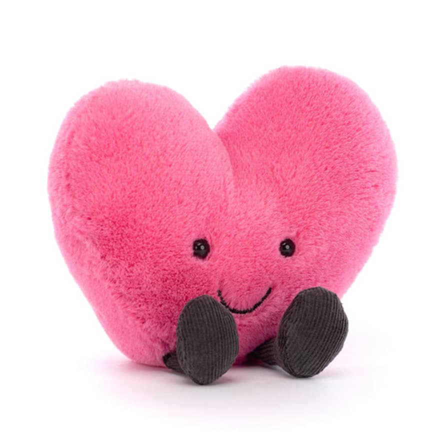 Jellycat Amuseable Hot Pink Heart Small Soft Toy