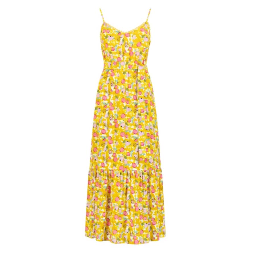 Pom Amsterdam | Tess Dress | Pomegranate Yellow