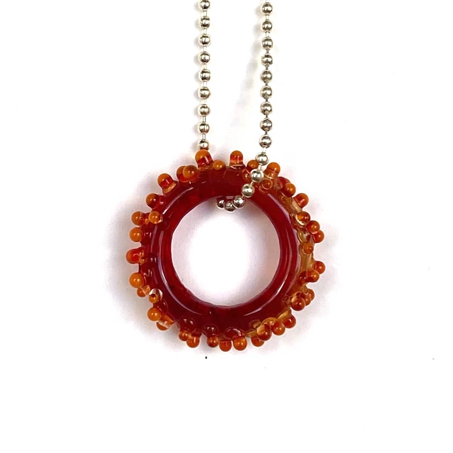 PENNY CARTER GLASS CIRCUS RING NECKLACE