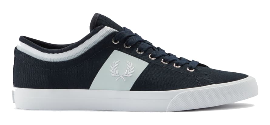 Fred Perry Underspin Tipped Cuff Twill Navy