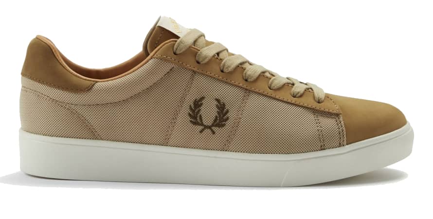 Fred Perry Authentic Spencer Mesh Nubuck Warm Stone