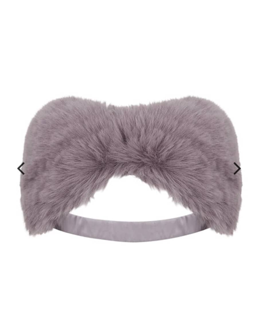 Nooki Design Mauve Headband with Elsa Faux Fur