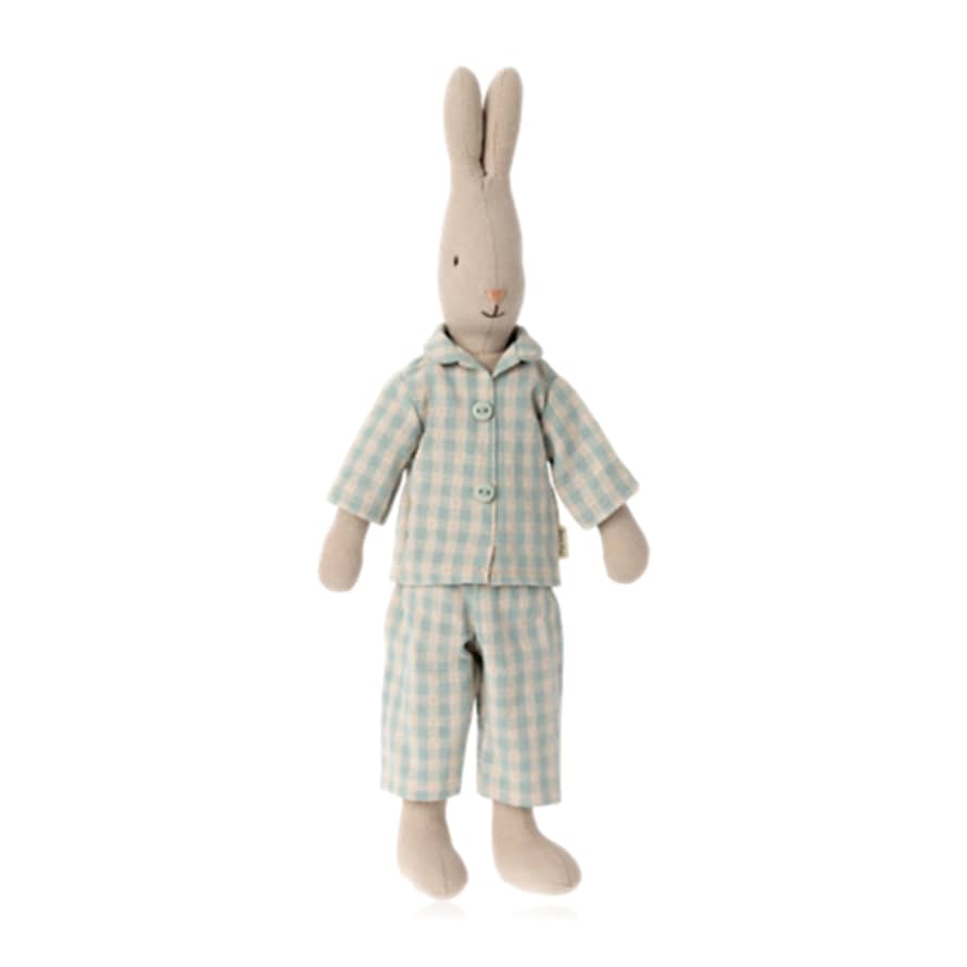 Maileg Rabbit In Checked Pyjamas Size 2