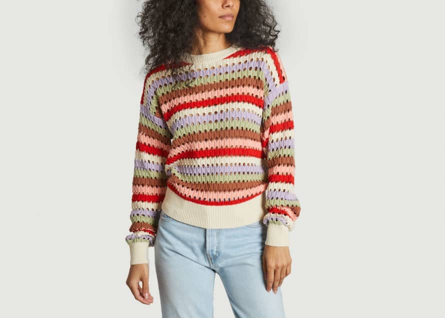 La Petite Française Panache Crochet Sweater