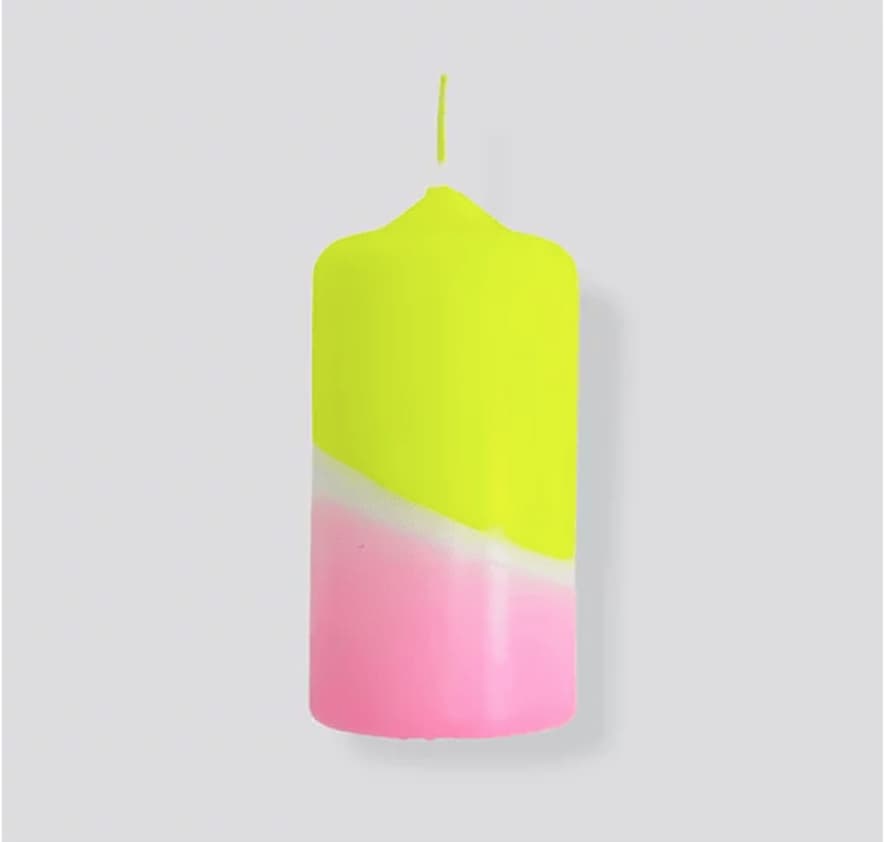 Pink Stories Dip Dye Neon Vanilla Sky Candle