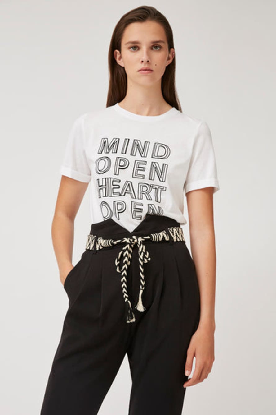 SUNCOO Mindal Mind Open Heart Open T Shirt