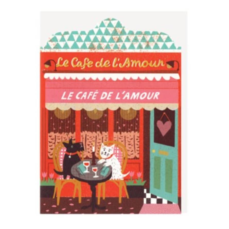 The Printed Peanut Card Die Cut Love Cafe