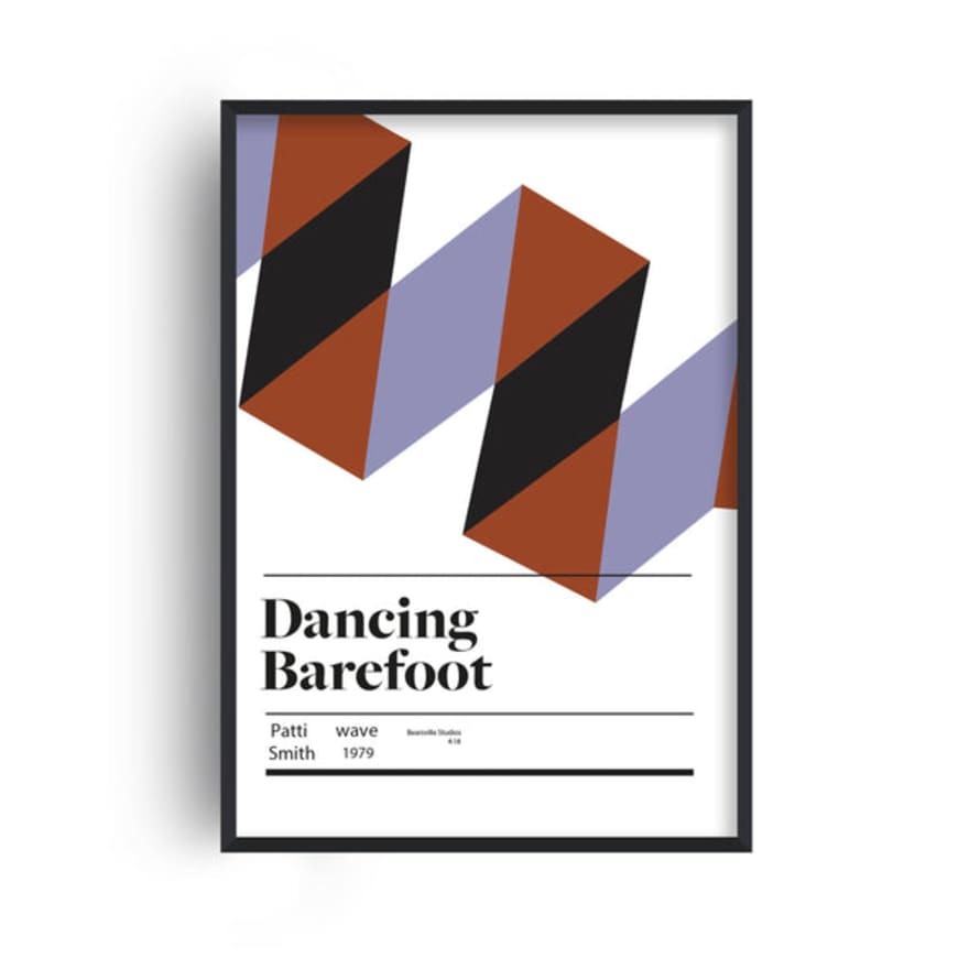 Fanclub Dancing Barefoot Retro Giclée Art Print