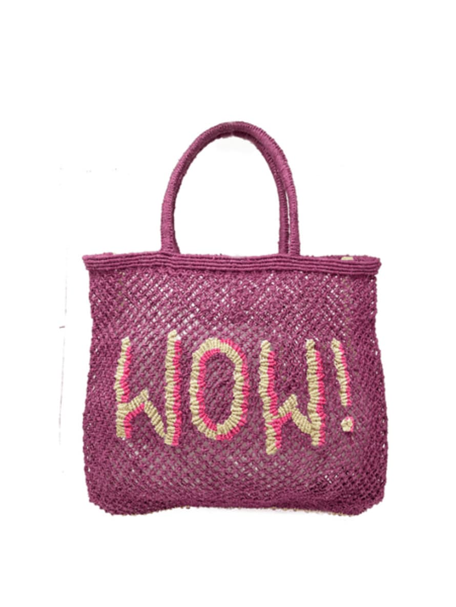 The Jacksons Orchid and Hot Pink Wow Jute Bag