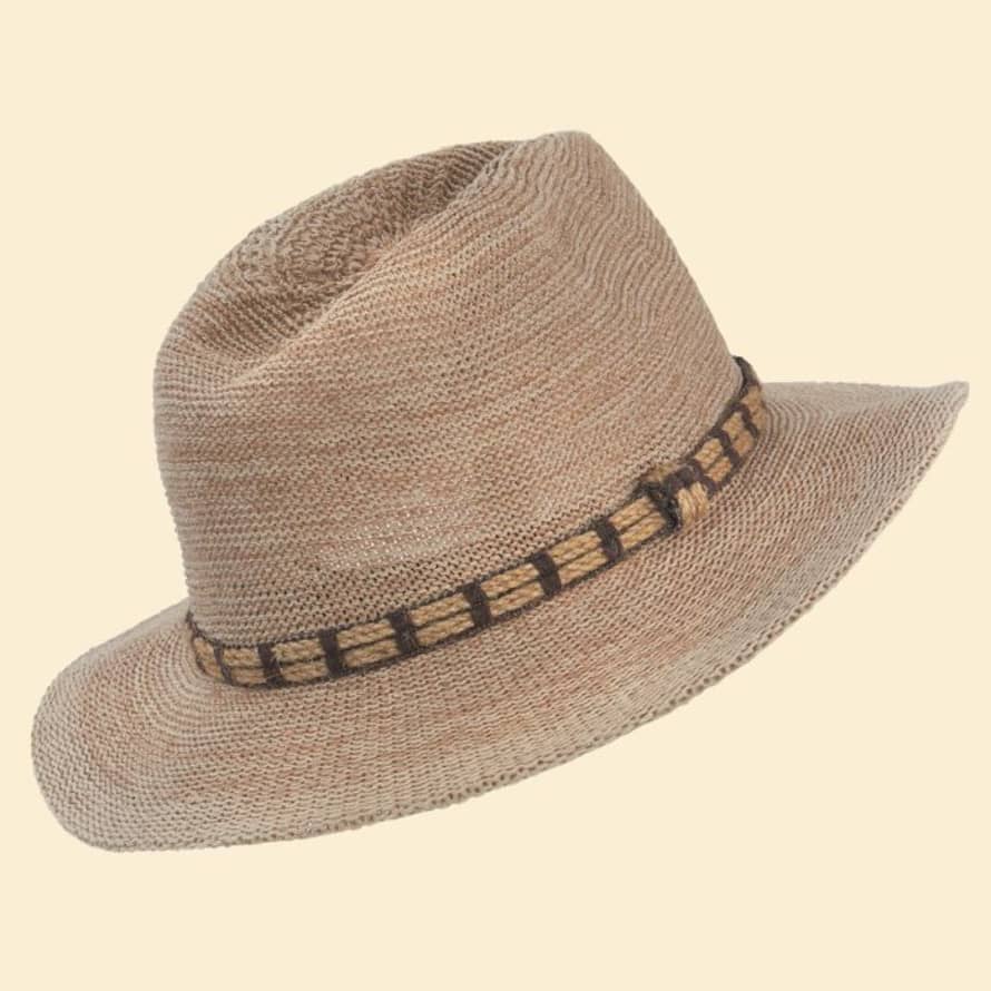 Powder Designs Natalie Hat, Natural With Rope Band