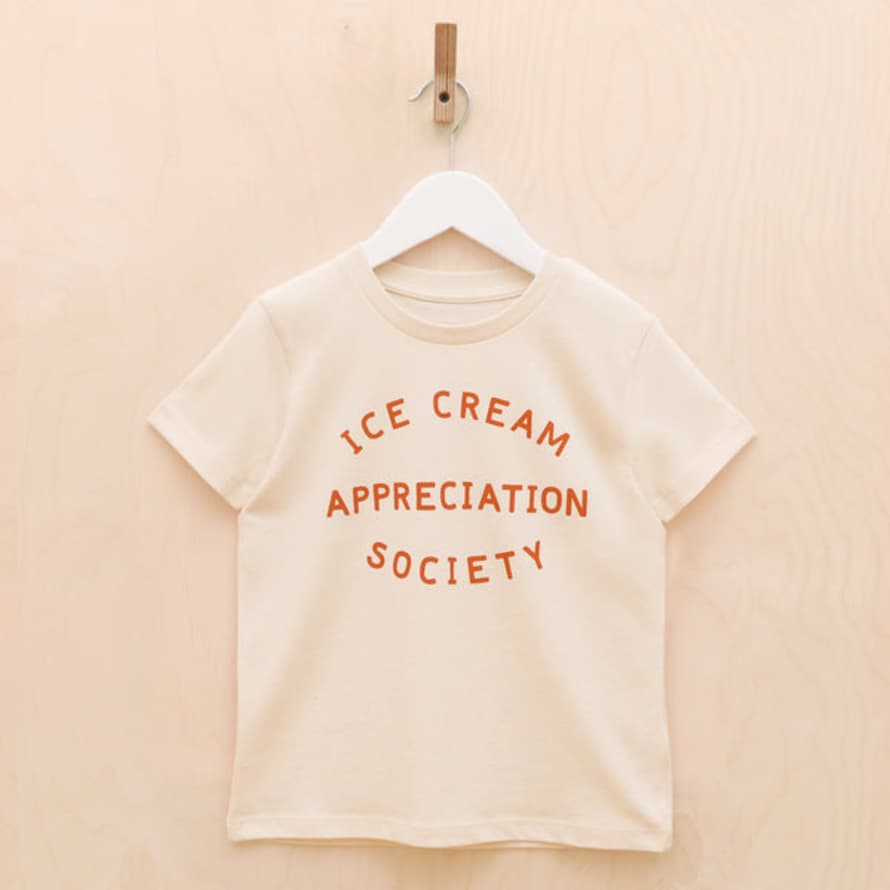 Alphabet Bags Ice Cream Appreciation T-shirt, Vanilla