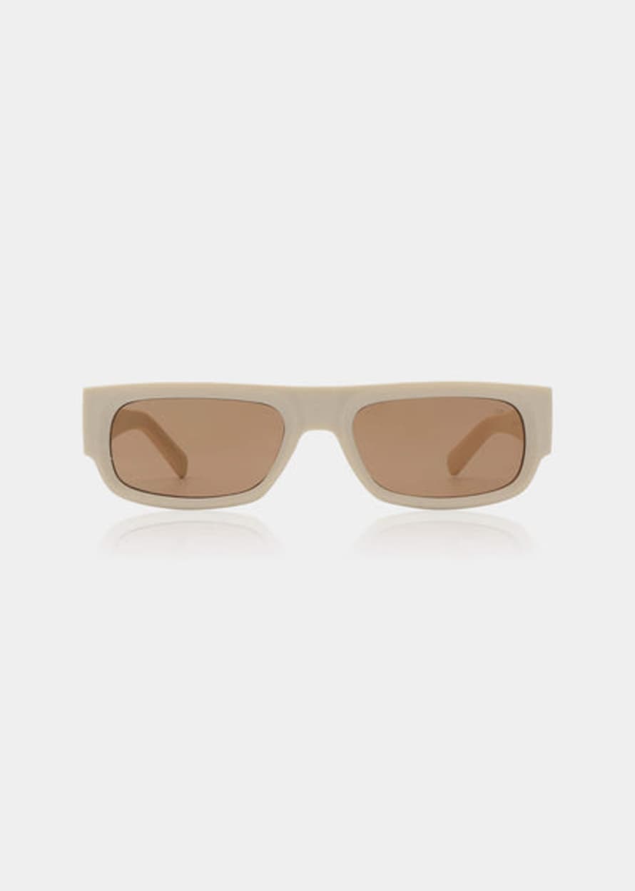 A.Kjaerbede  Jean Sunglasses - Cream