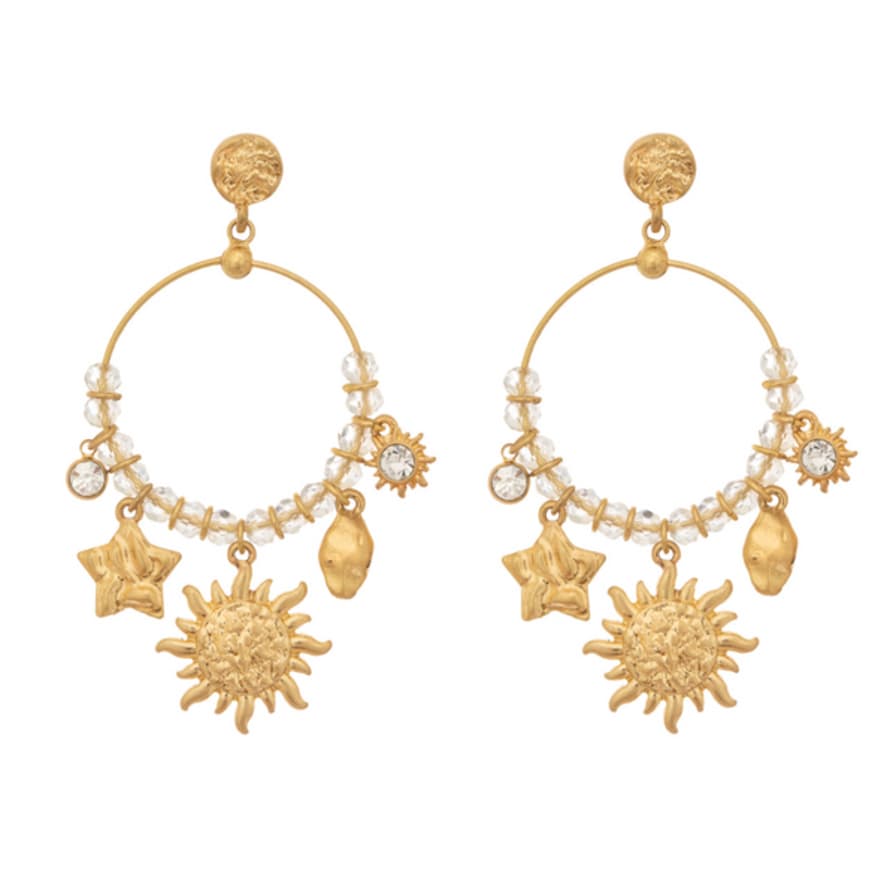 Bibi Bijoux Jewellery Bibi Bijoux Gold Cielo Earrings