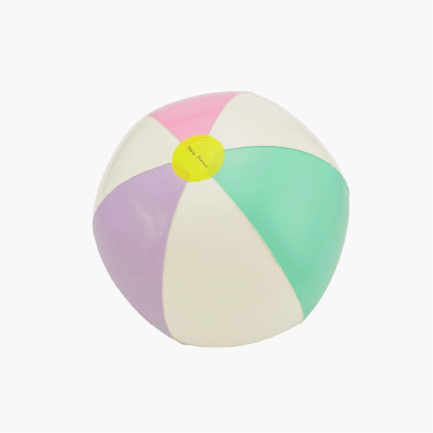 Petite Pommes Inflatable Beach Ball - Pastel Colors