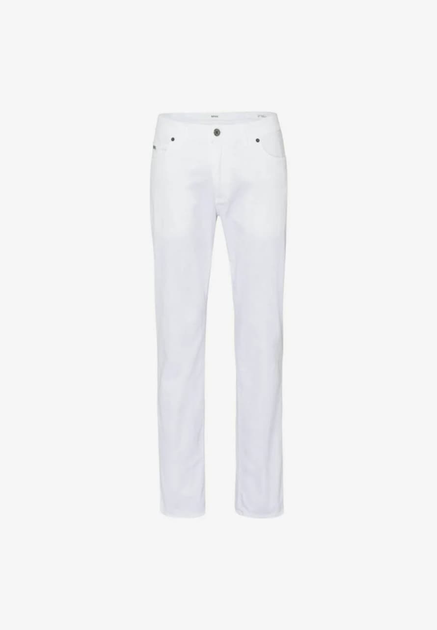 Brax Brax Cadiz 5 Pocket Trousers White 3408/99