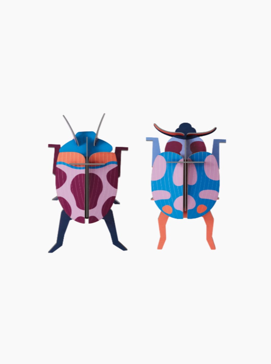 Studio Roof 3D Coccinelle Beetles couple