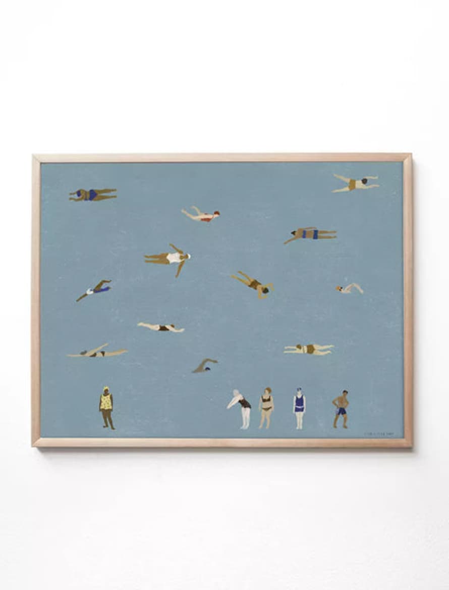Fine Little Day 40 x 50cm Swimmers Poster / Print