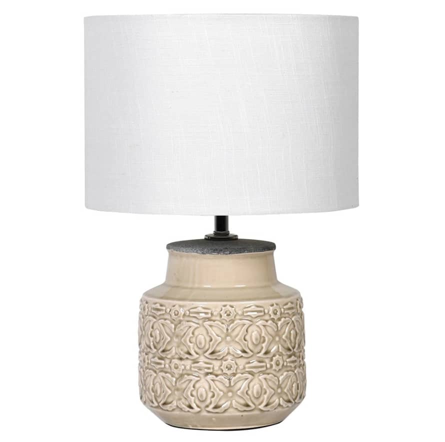 Decorative Ceramic Table Lamp with Shade