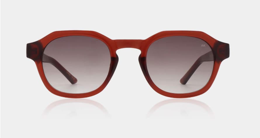 A.K.Jaebede Brown Transparent Zan Sunglasses