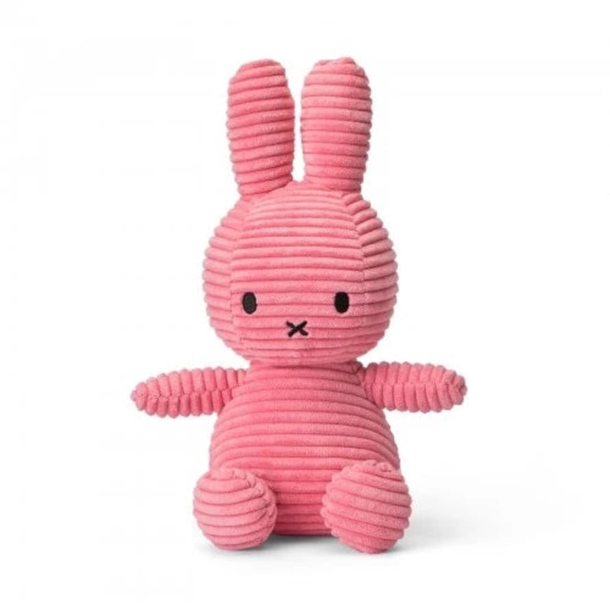 Miffy Small Bubble Gum Pink Bunny Sitting Corduroy