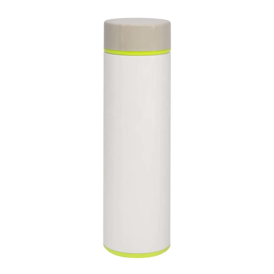 Remember Thermos Bottle Cylinder Style In Decorated Stainless Steel 450ml Capacity Finn Design