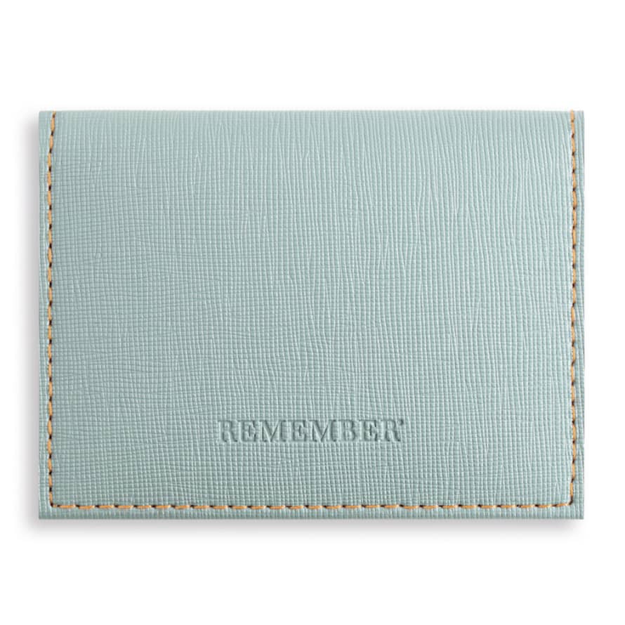 Remember Wallet with 8 Card Compartments In Powder Blue