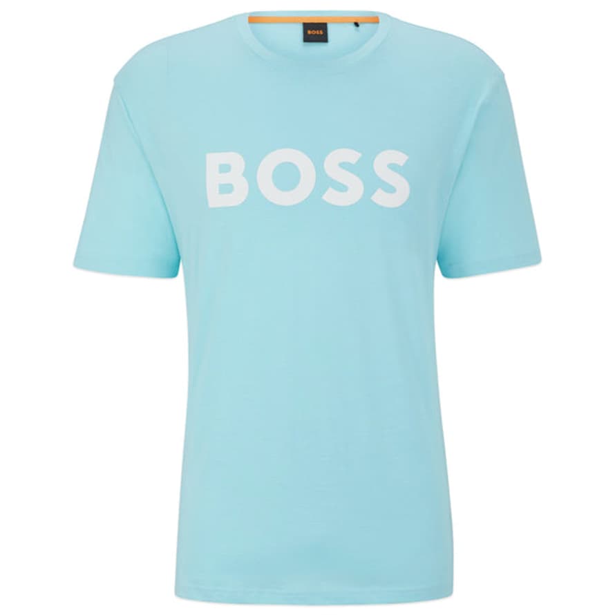 Boss Thinking 1 Logo T Shirt - Prismarine