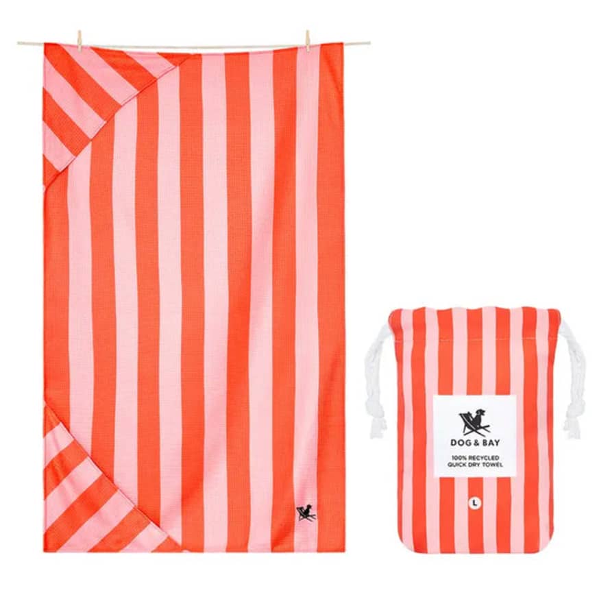 Dock & Bay Dog Towels Quick Dry Canine Coral
