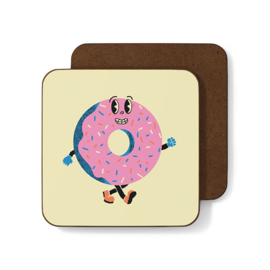 Betiobca Donut Retro Coaster