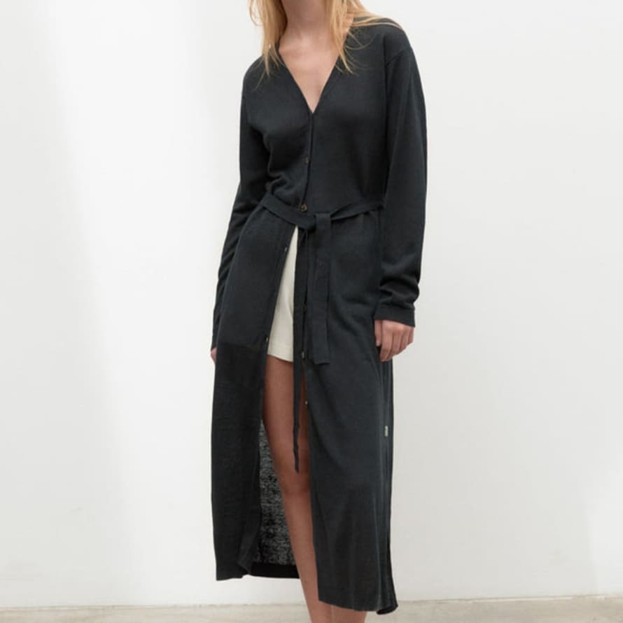 Ecoalf Plum Knitted Dress - Black