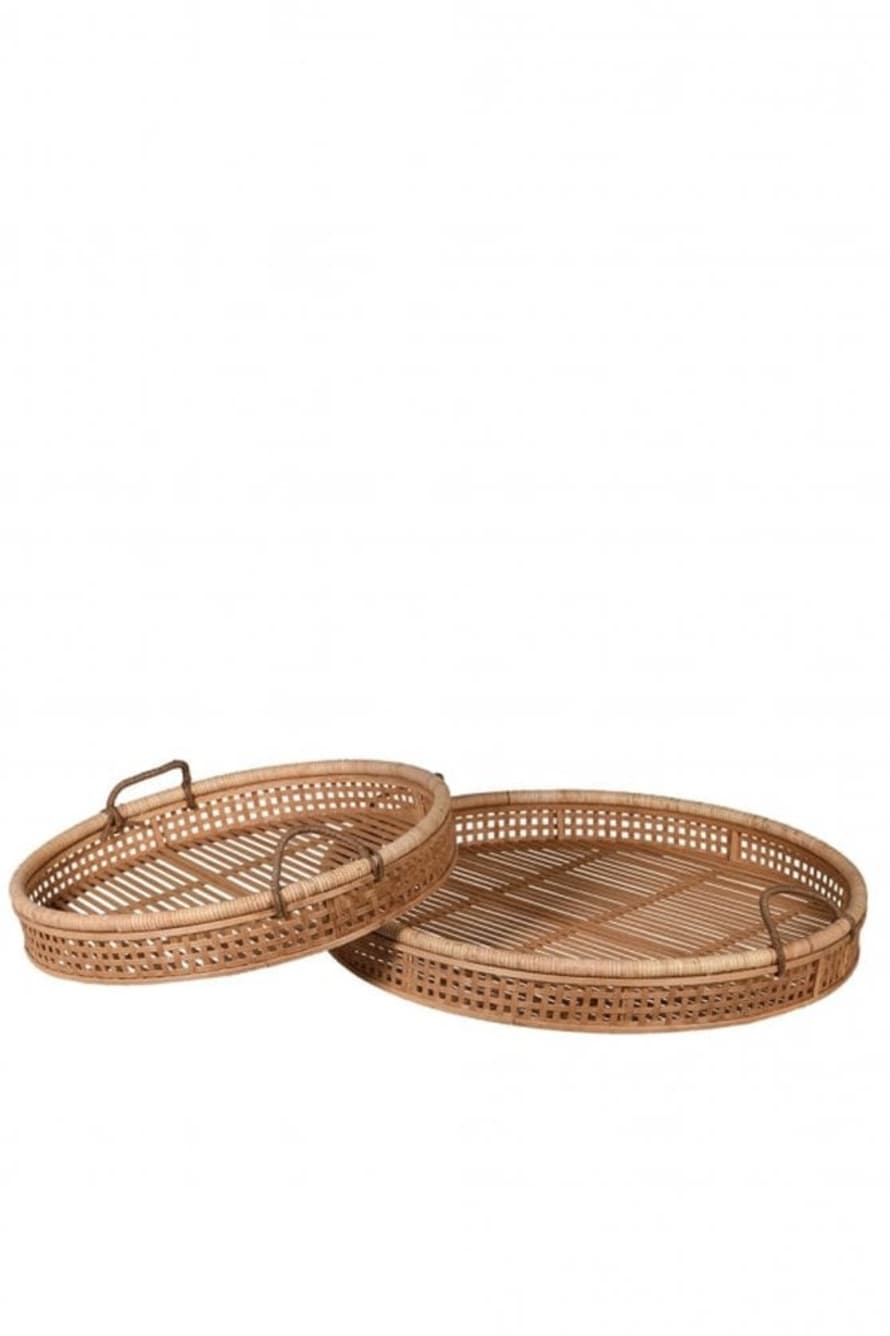 The Home Collection Bamboo Rattan Tray