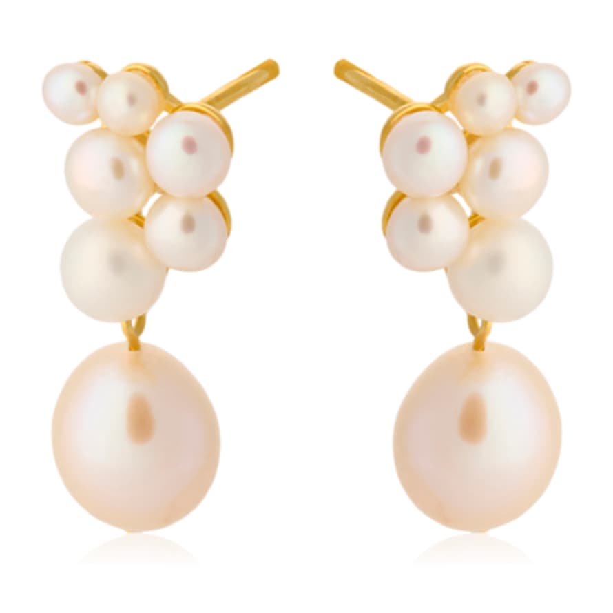 Pernille Corydon Gold Ocean Treasure Drop Earrings