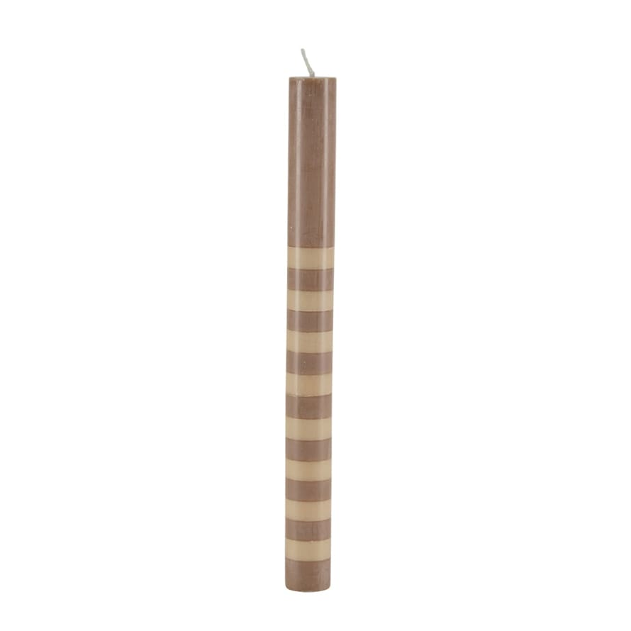 Bahne Beige and Ocher Dinner Candle