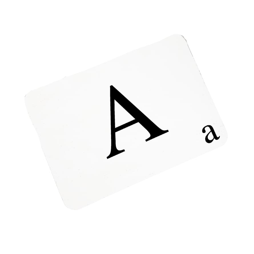 Rectangular Scrabble Style Alphabet Place Mat