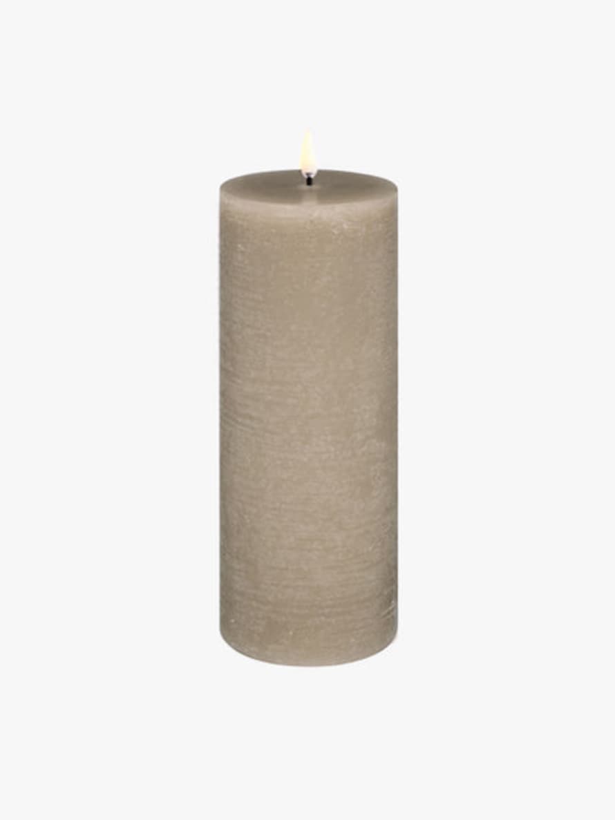 UYUNI LIGHTING Led Pillar Candle 7.8x20cm - Sandstone