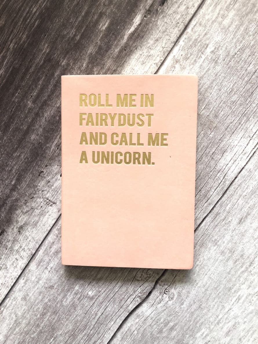 Humorous Cloud Nine A5 Lined Notebook - Roll Me In Fairydust