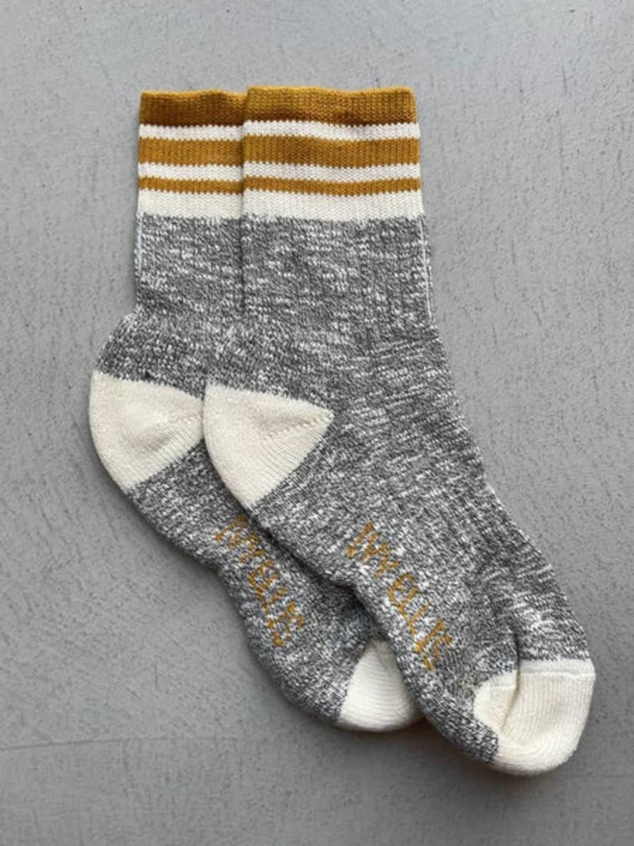 Ivy Ellis The Sinclair Cotton Slub Quarter Socks