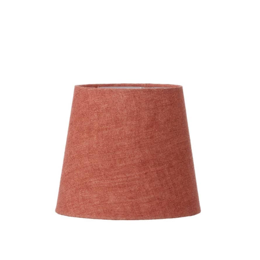 Bungalow DK Linen Lampshade Rust - Small