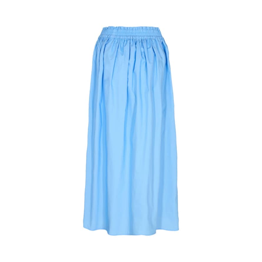 SOFIE SCHNOOR Blue Pleated Summer Skirt
