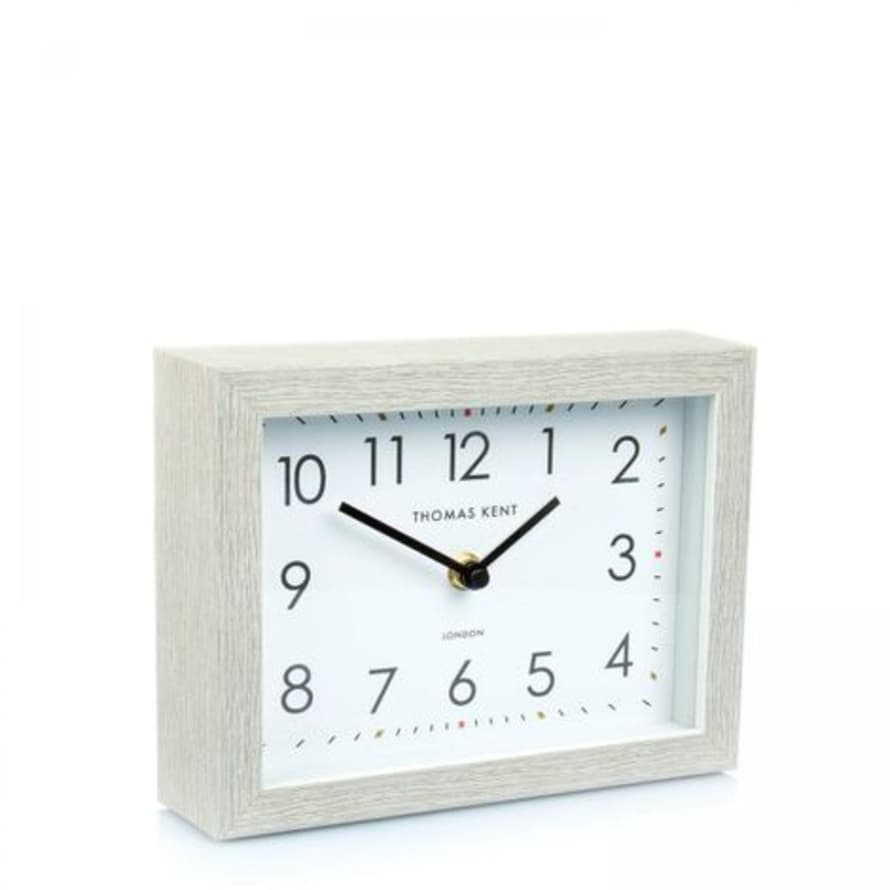 Distinctly Living 7" Eastside Mantel Clock - Silver Birch