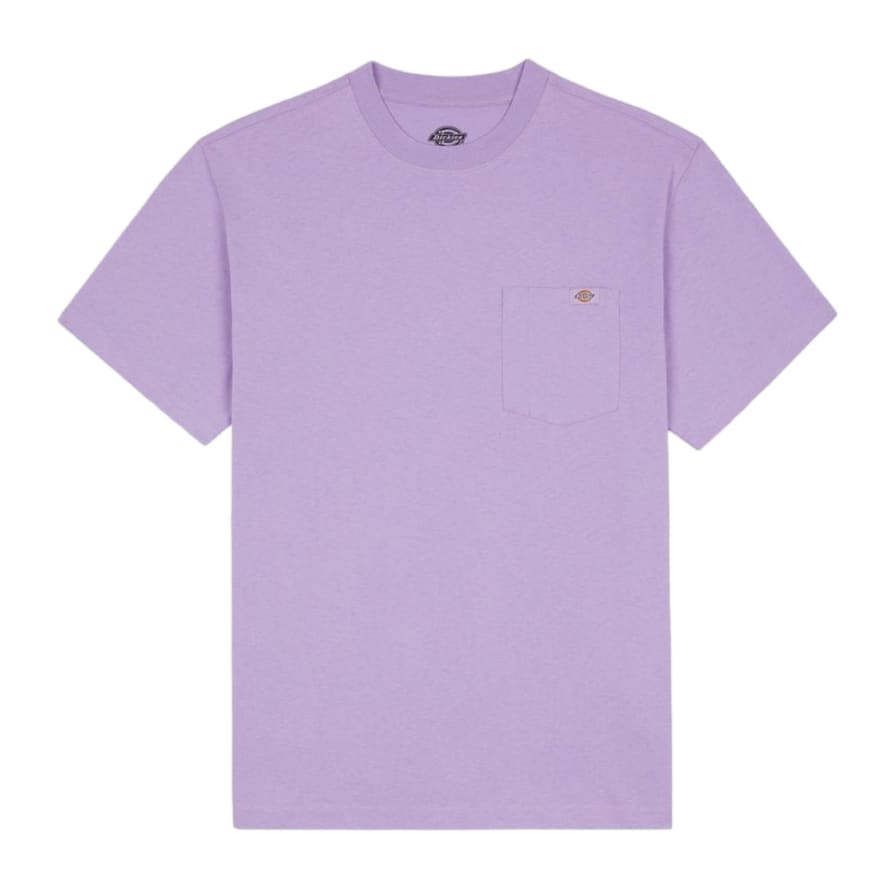 Dickies T Shirt Porterdale Uomo Purple Rose