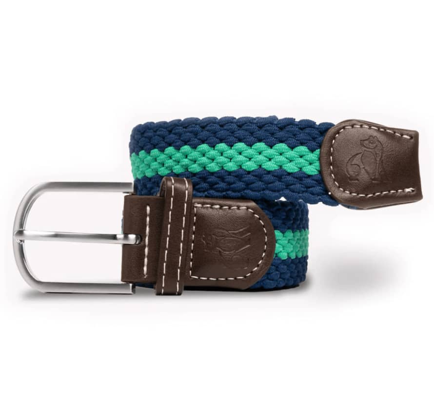 SWOLE PANDA Blue Green Woven Belt