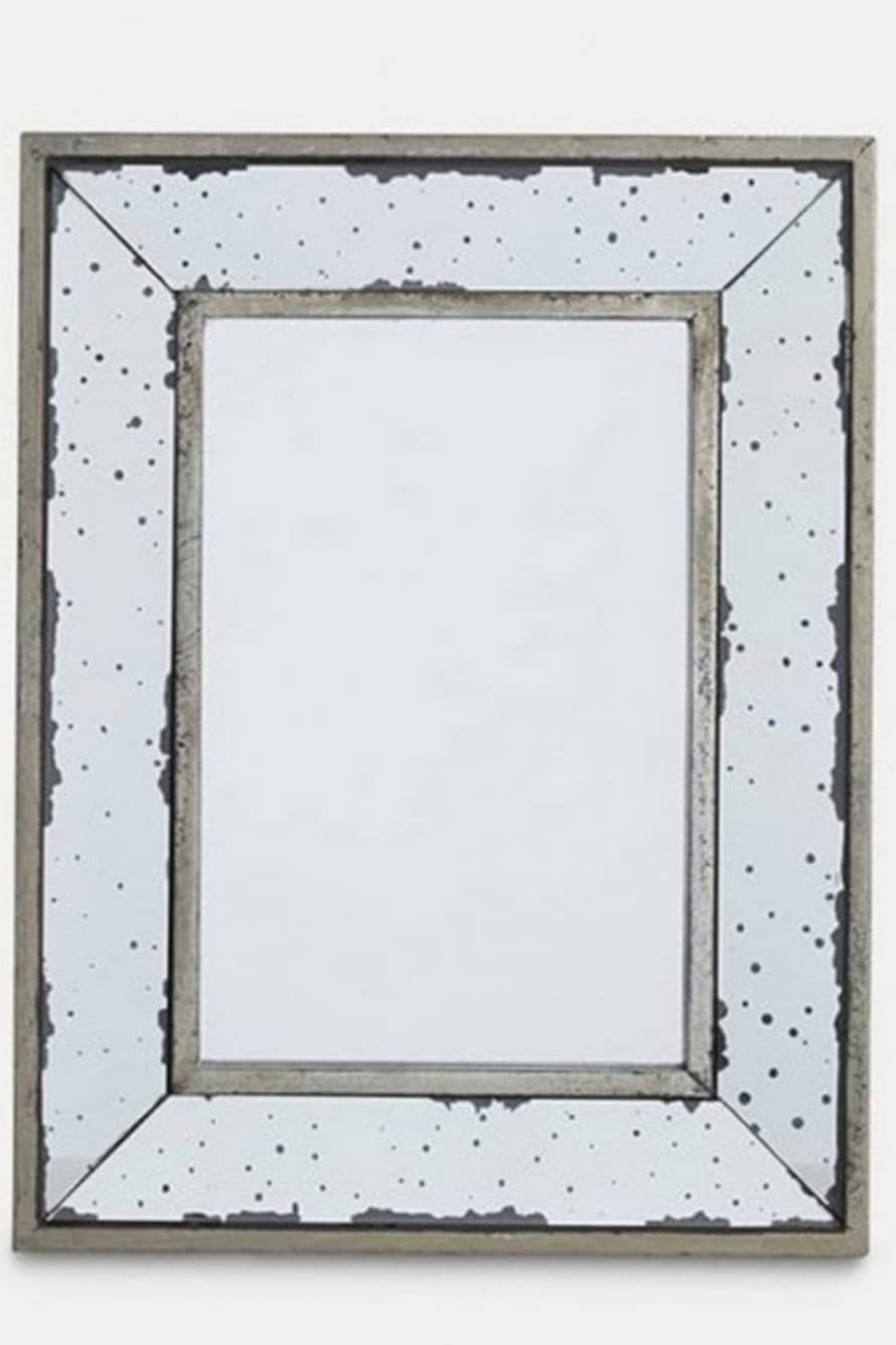 The Home Collection Layered Glass Rectangular Mirror Large