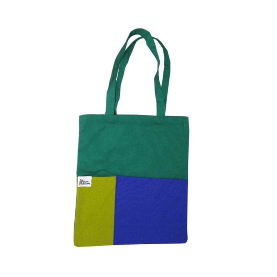 The Design Museum Shop Turquoise The Design Museum Pocket Tote Bag