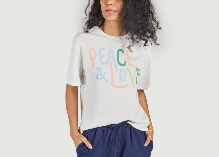 People Tree Peace & Love T-shirt