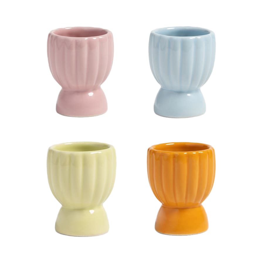 &klevering Coloured Tube Stoneware Egg Cup