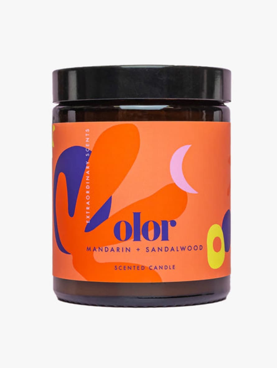 Olor Limited Mandarin and Sandalwood Jar Candle