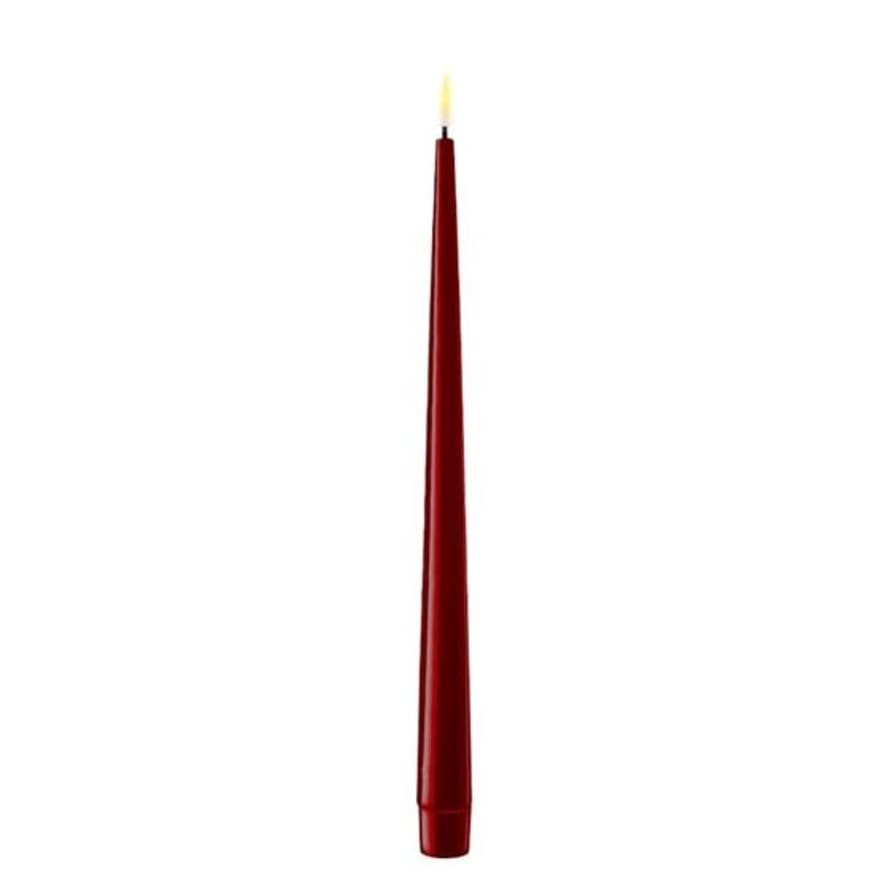 DELUXE Homeart 7.5 x 10 cm Red Battery Operated LED Candle